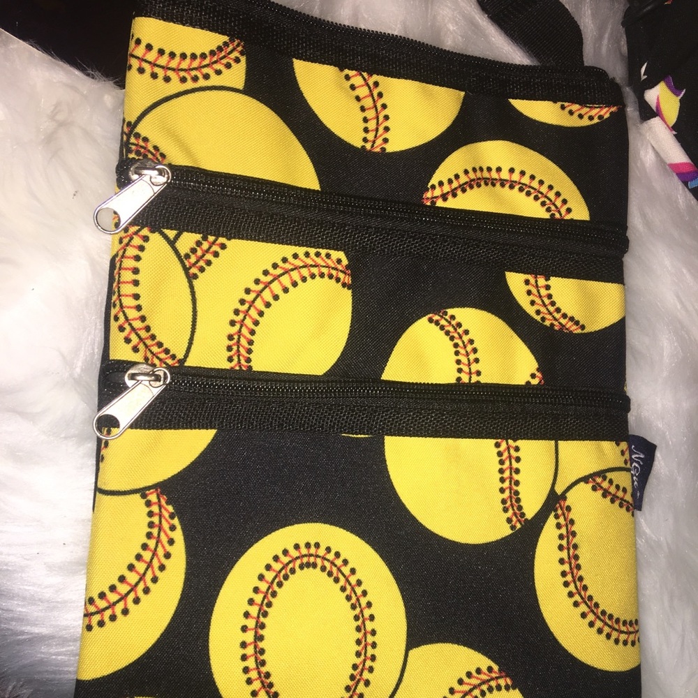 Softball crossbody bag